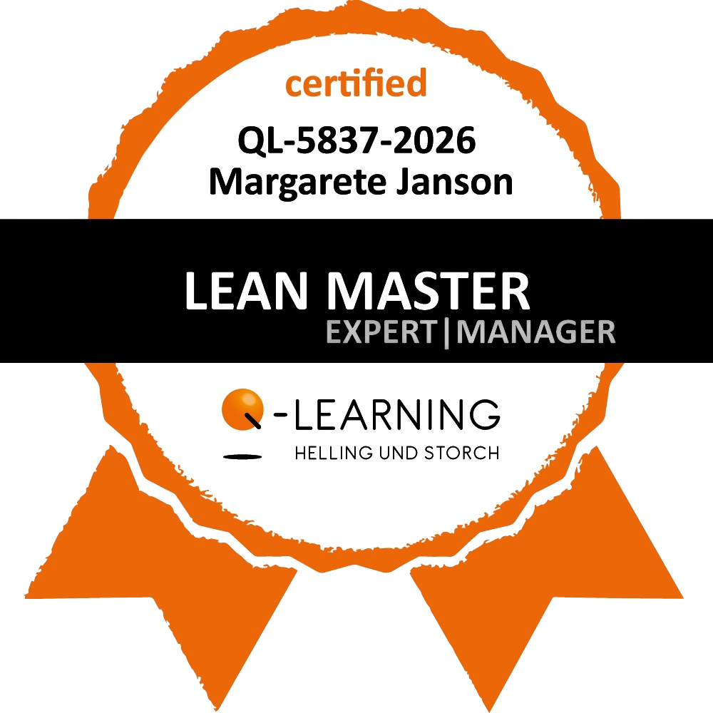 Nachweis Margarete Janson Lean Master Expert QL-5837-2026